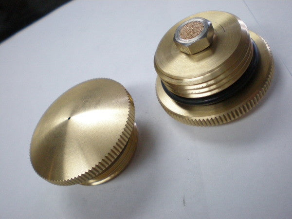 Bung King Vented Filler Cap 1.25"-12, Brass Gas Cap Bung King