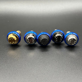 Bamco Motorsports Billet Washer Kit - Milwaukee-Eight Rocker Box Washer Bamco Motorsports Blue Full Kit (20 washers)