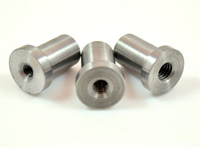 Bung King Weld-In Stepped Blind Tank Bung, 1018 Mild Steel Petcock Adapter & Tank Bung Bung King