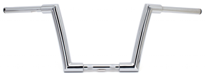 Zcp Chicano Ape 11" Chrome F/ 1"Risers Fat Handlebars for one inch handlebar clamps Zodiac