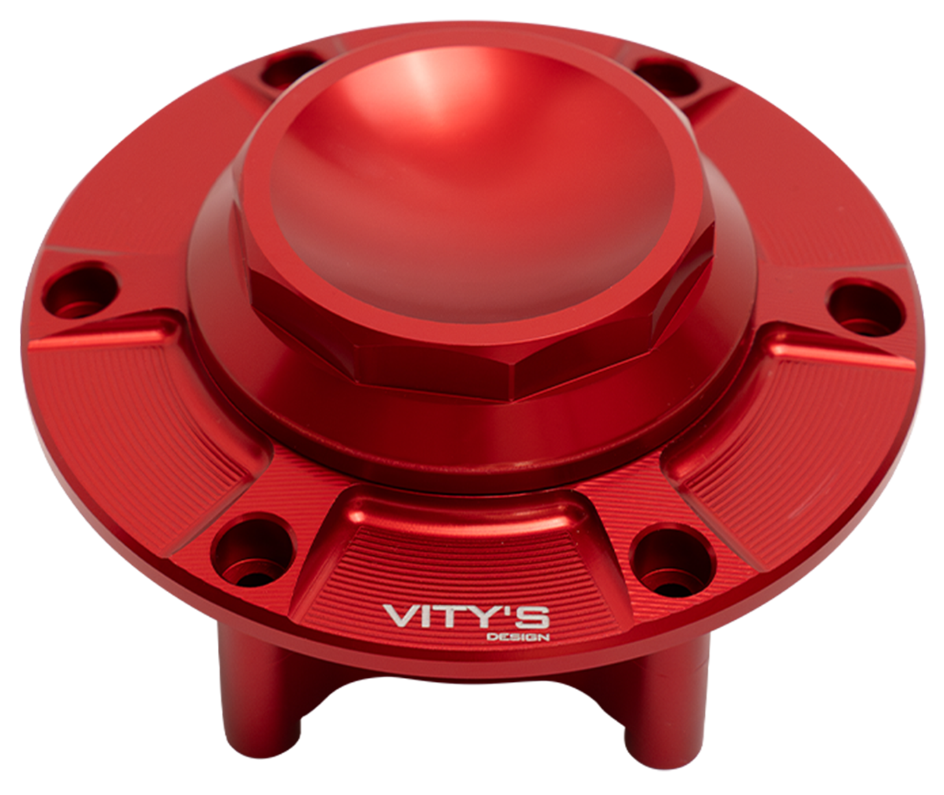 Vity's Decagon Gas Cap Red Flh/T24 Up Gas Cap Vity's Design Default Title