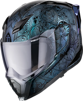 Ultraflite Opal Mandala, Blue Full Face Helmet Icon