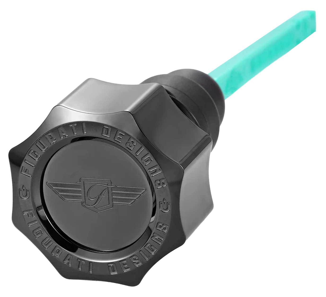 Dipstick S/S Curved Black Fxd06 17 Oil Dipstick Figurati Designs Default Title