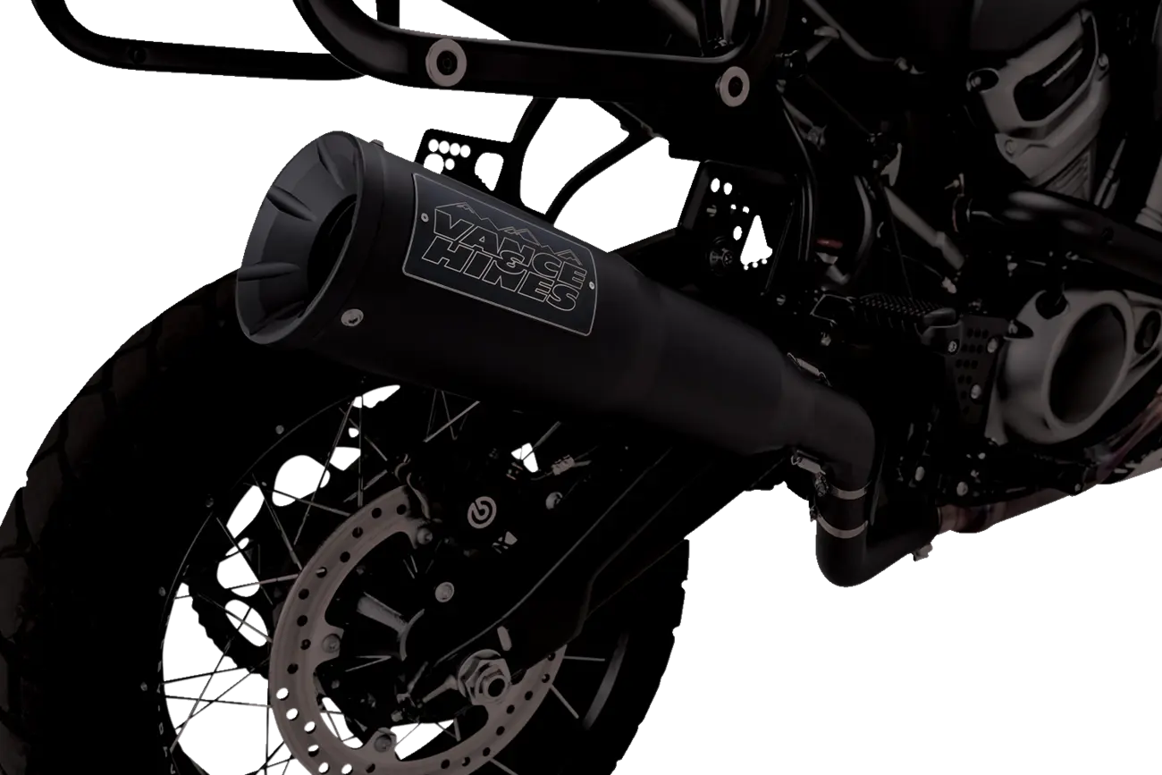 Adventure Hi-Output 450 - Pan America Slip-On Exhaust Vance & Hines