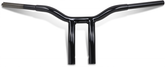 1-Piece Kage Fighter T-Bar With Pullback Handlebar LA Choppers Black 10"
