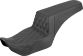 Saddlemen Seat Stepup, Front Lattice Stitch - Nightster RH 975 2-Up Seat Saddlemen