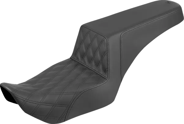 Saddlemen Seat Stepup, Front Lattice Stitch - Nightster RH 975 2-Up Seat Saddlemen