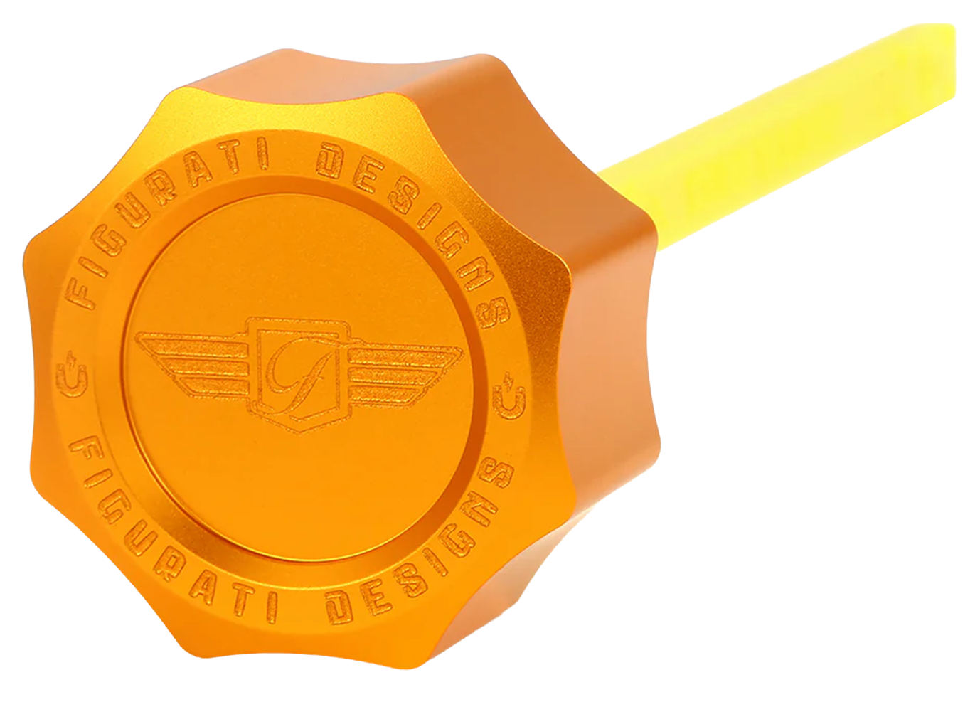 Dipstick Alu Curved Gold Flh/T17 Up Oil Dipstick Figurati Designs Default Title
