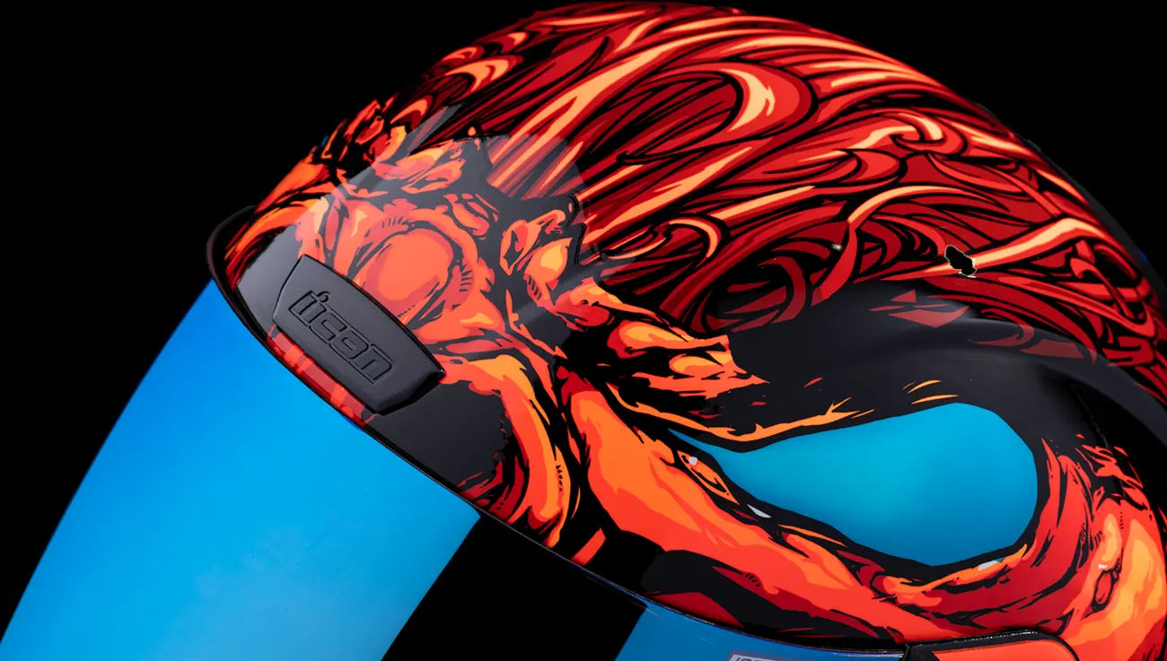 Airform Manik'RR, Red Full Face Helmet Icon