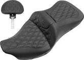 Heated Roadsofa LS With Driver's Backrest Seat - 99-07 FLHR & 06-07 FLHX (Except FLHRS) Seat Saddlemen