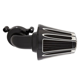 Deep Cut® Monster Sucker® Air Cleaner, Black - 17-23 Milwaukee 8 Air Cleaner Arlen Ness