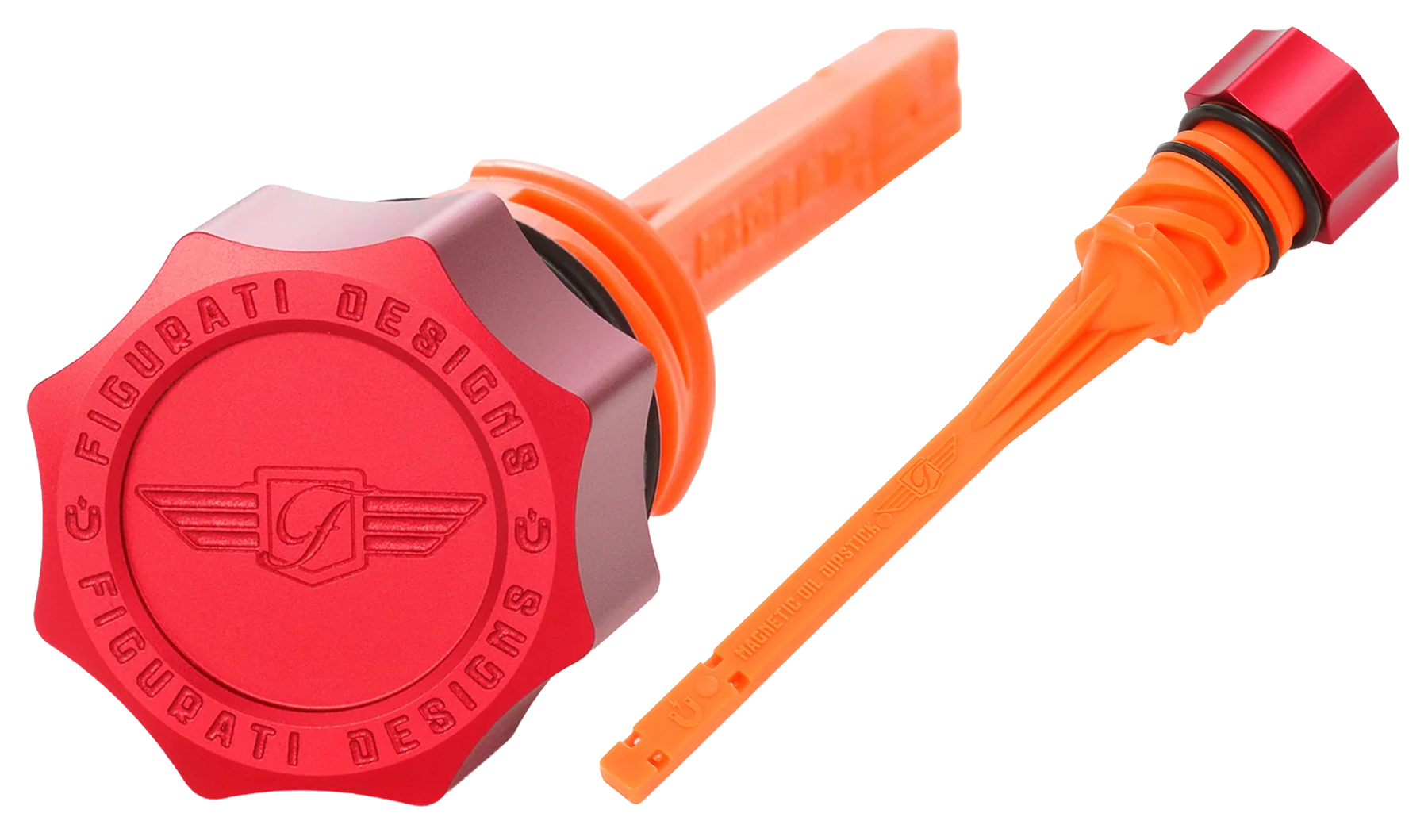 Dipstick Alu Curved Red St18 Up Dipstick Figurati Designs Default Title