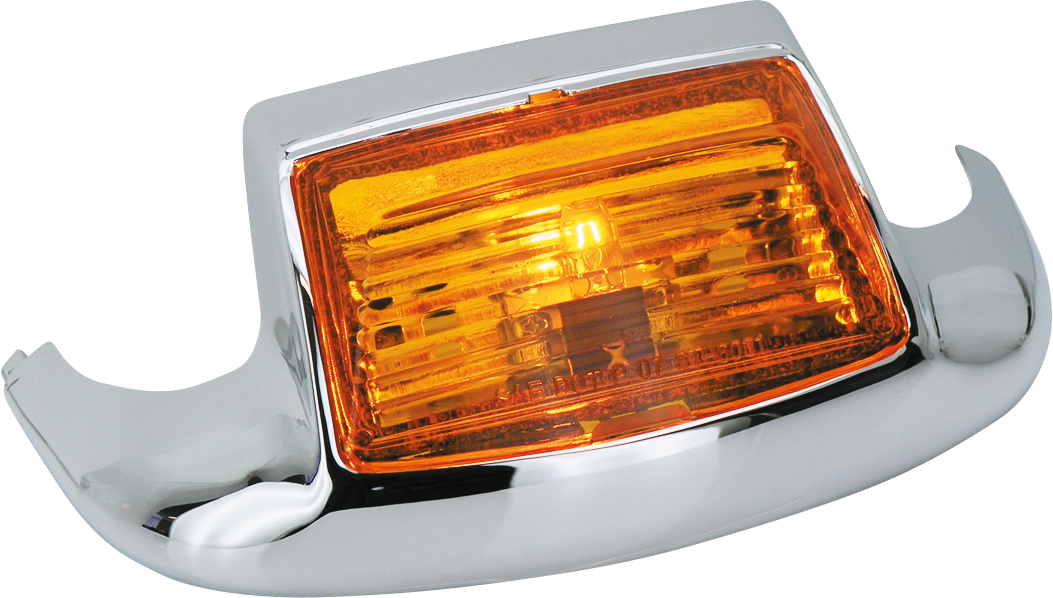 Gzp Chrome Abs Fender Tip Front Amber Le Fender Lights & Ornaments Zodiac Default Title
