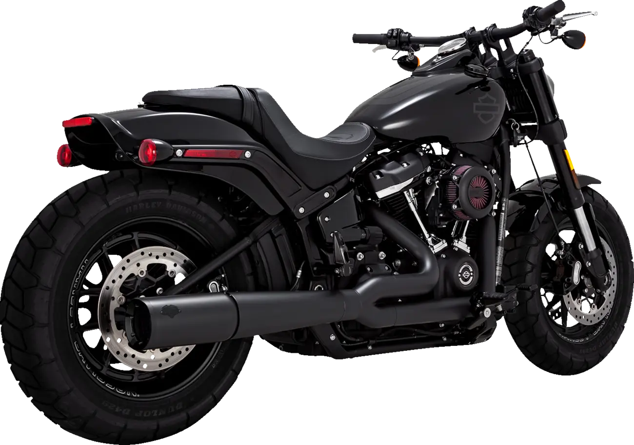 Pro Pipe 2:1 Exhaust System - 18+ Softail Full Exhaust System Vance & Hines Black