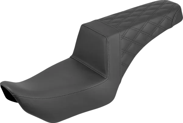 Saddlemen Seat Stepup, Rear Lattice Stitch - Nightster RH 975 Seat Saddlemen