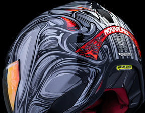 Domain Nouveau, Grey Full Face Helmet Icon