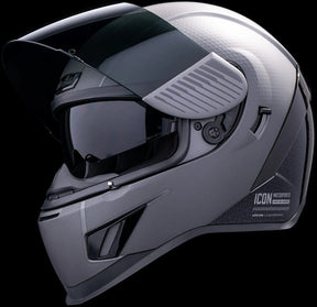 Airform Counterstrike, Silver Full Face Helmet Icon