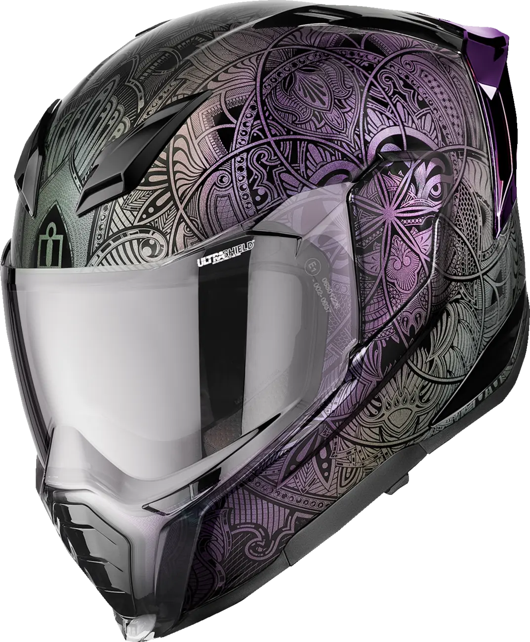 Ultraflite Opal Mandala, Purple Full Face Helmet Icon