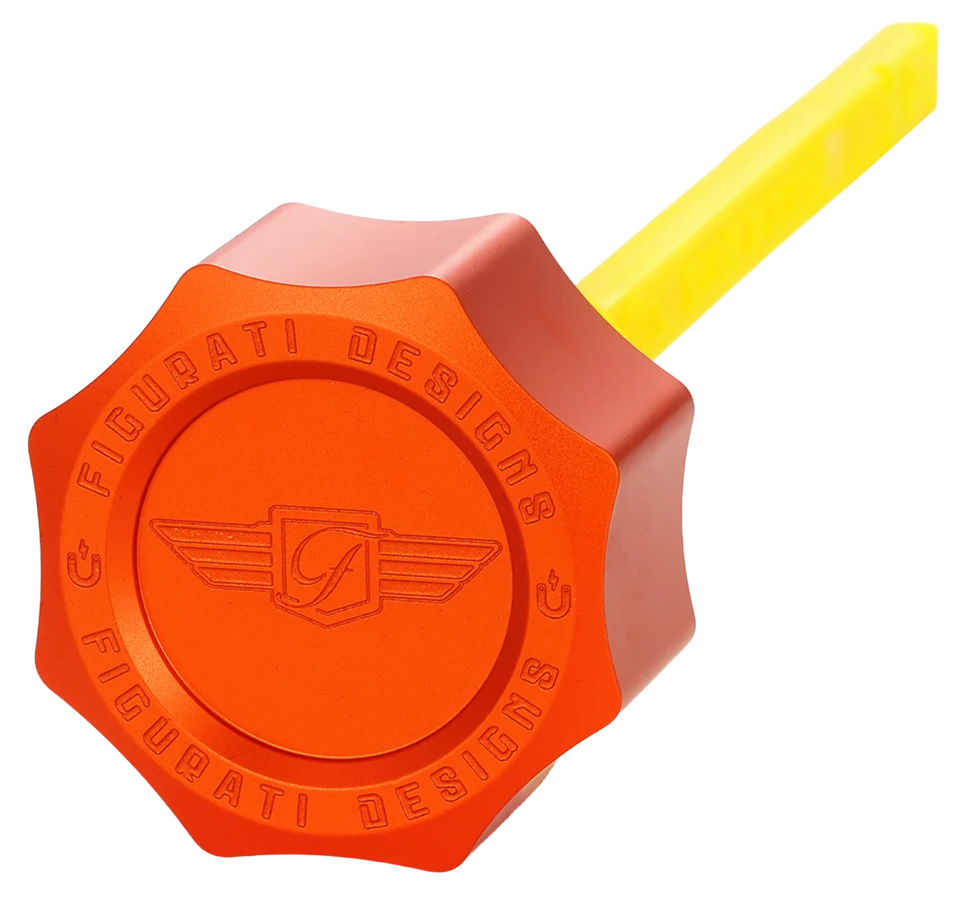 Dipstick Alu Curved Orange Tc07 17 Oil Dipstick Figurati Designs Default Title