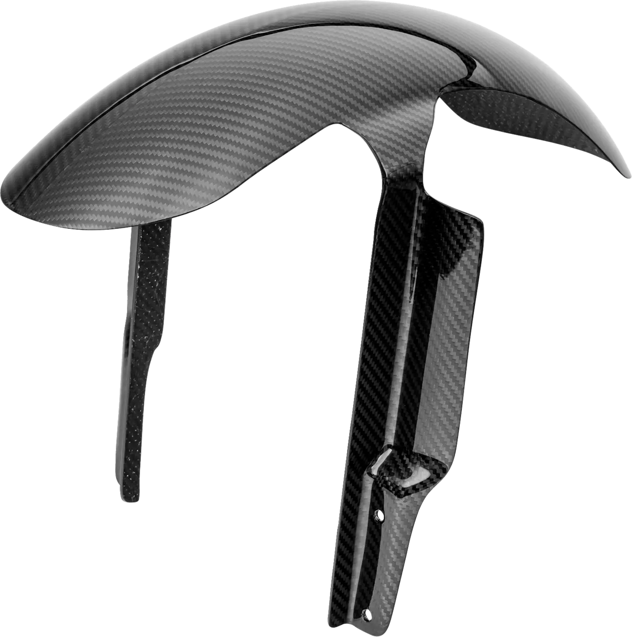Front Fender, Carbon Gloss - 17-22 Touring Front Fender Slyfox Performance