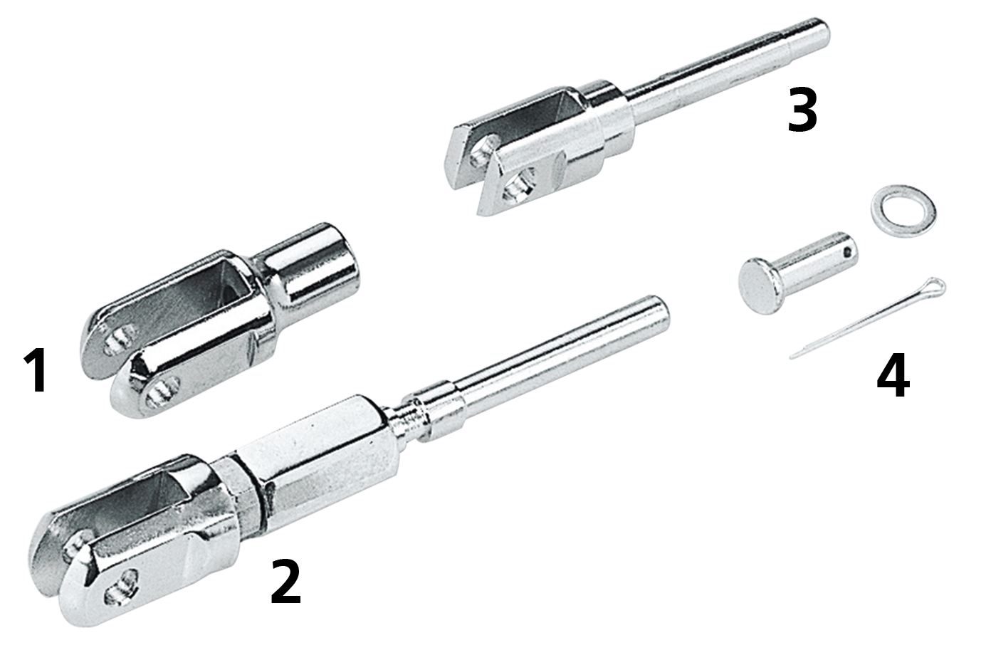Gzp Brake Rod Clevis Hd Front Chrome Brake Drums & Parts Zodiac