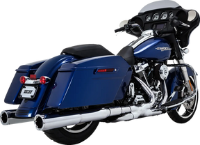Power Duals - Touring Header Systems Vance & Hines Chrome