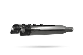 Zard Touring Slip Ons E5+, Black Chrome - 25+ Touring Slip-Ons Exhaust Zard