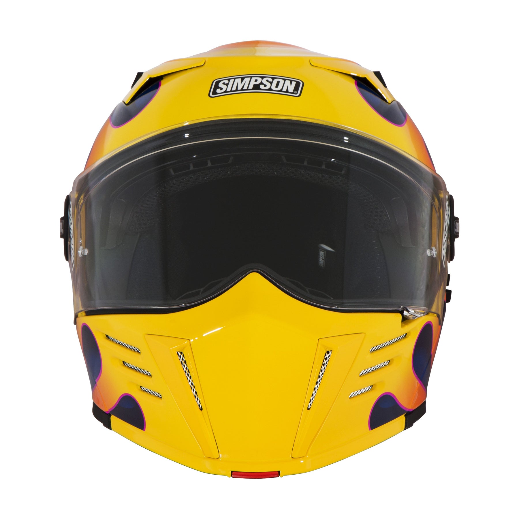Simpson Helmets Darksome (Mod Bandit) Helmet, Wildfire