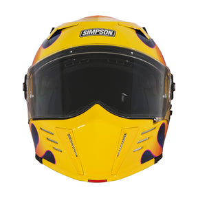 Simpson Helmets Darksome (Mod Bandit) Helmet, Wildfire