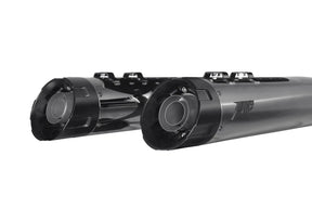 Zard Touring Slip Ons E5+, Black Chrome - 25+ Touring Slip-Ons Exhaust Zard