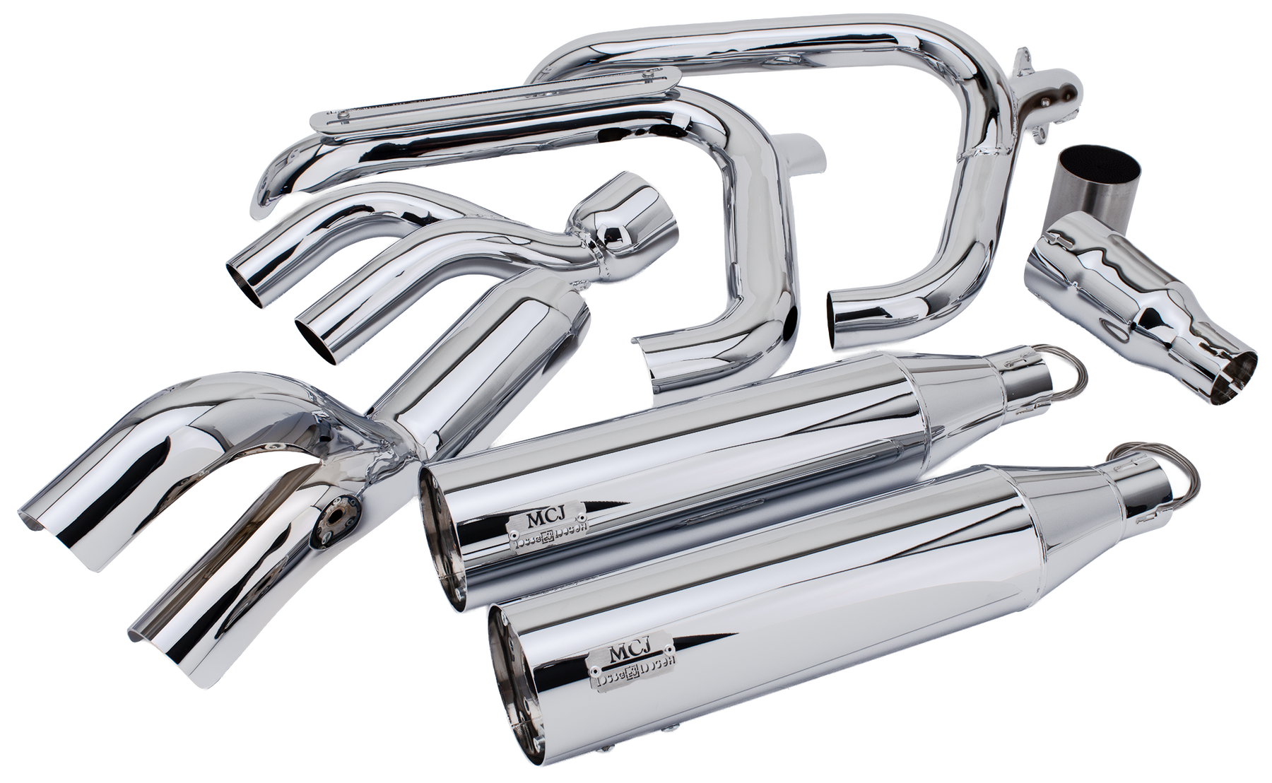 Mcj 2 2 975 Rh25 Up Chrome 2-2 Full Exhaust System Mcj Default Title