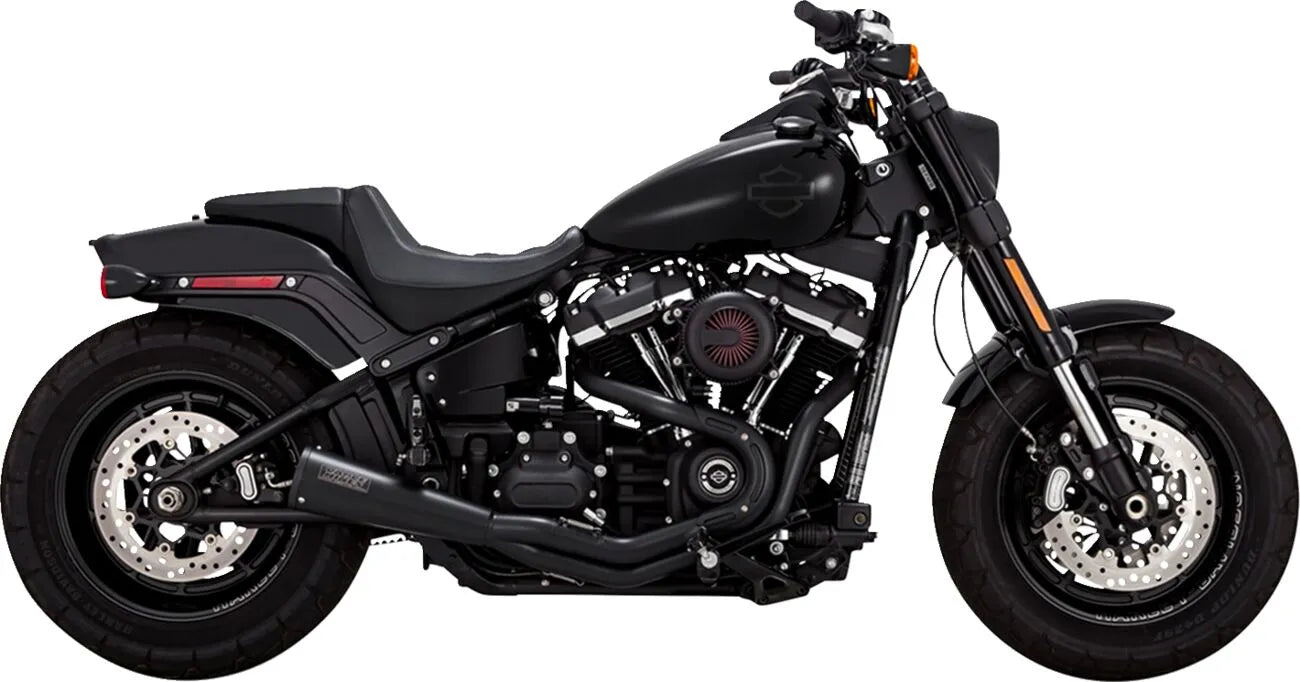 Upsweep 2:1 Exhaust System - 18+ Softail Full Exhaust System Vance & Hines