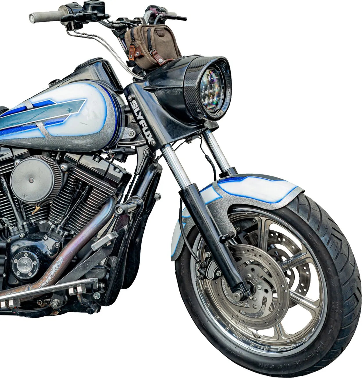 Carbon Headlight Trim 7", Gloss Black Headlight Accessories Slyfox Performance