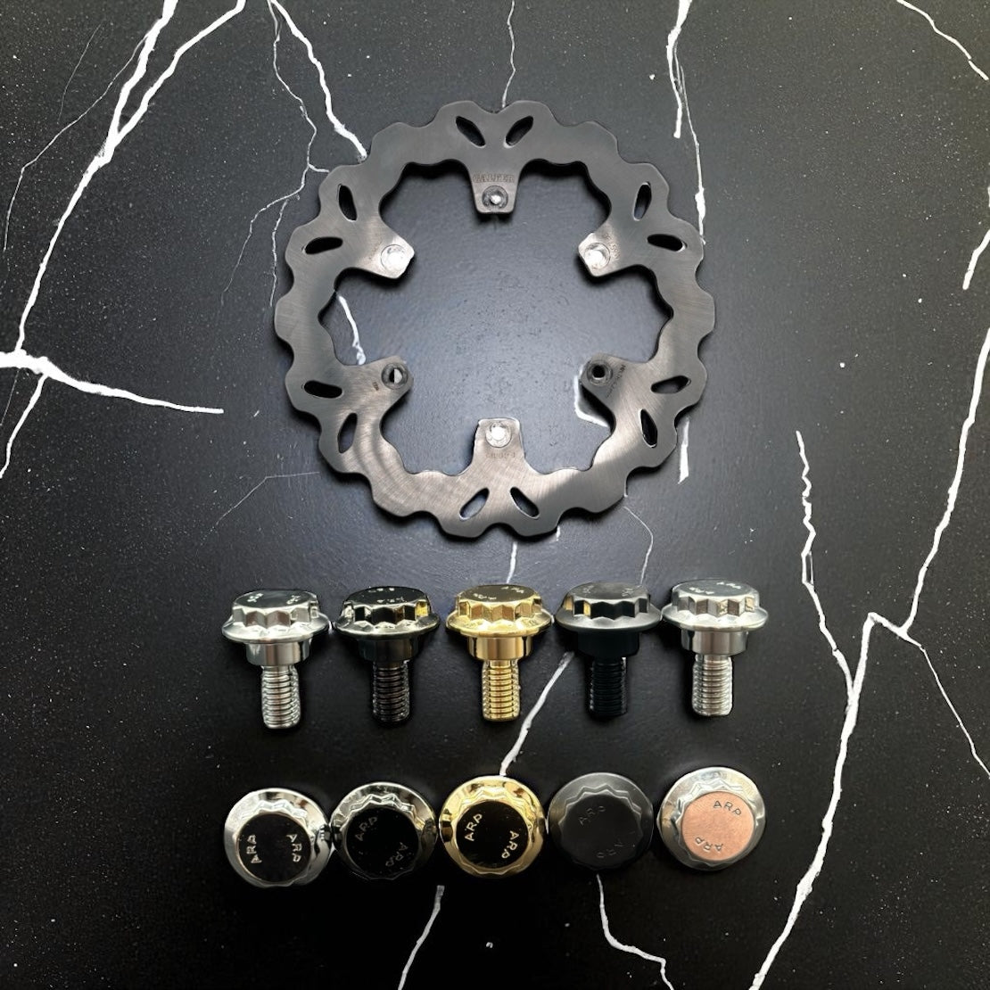 Bamco Motorsports ARP Fixed Rotor Bolt Kit - Touring Brake Rotor Bolt & Hardware Bamco Motorsports Stainless Steel