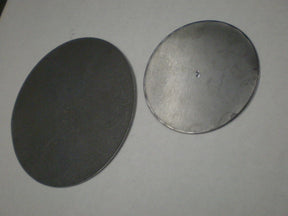 Bung King Flat Round Oil Tank End Cap, 14-Gauge Mild Steel Oil Tank Bung King