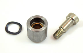 Bung King Flush Weld-On Pivot Assembly, Counterbored, 5/16" x 18 Shoulder Bolt Frame Fabrication Part Bung King