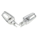 Apex Edge Foot Pegs, Machine Finish - 18+ Softail & Sportster S (Rear) Foot Pegs Kraus Motor Co.