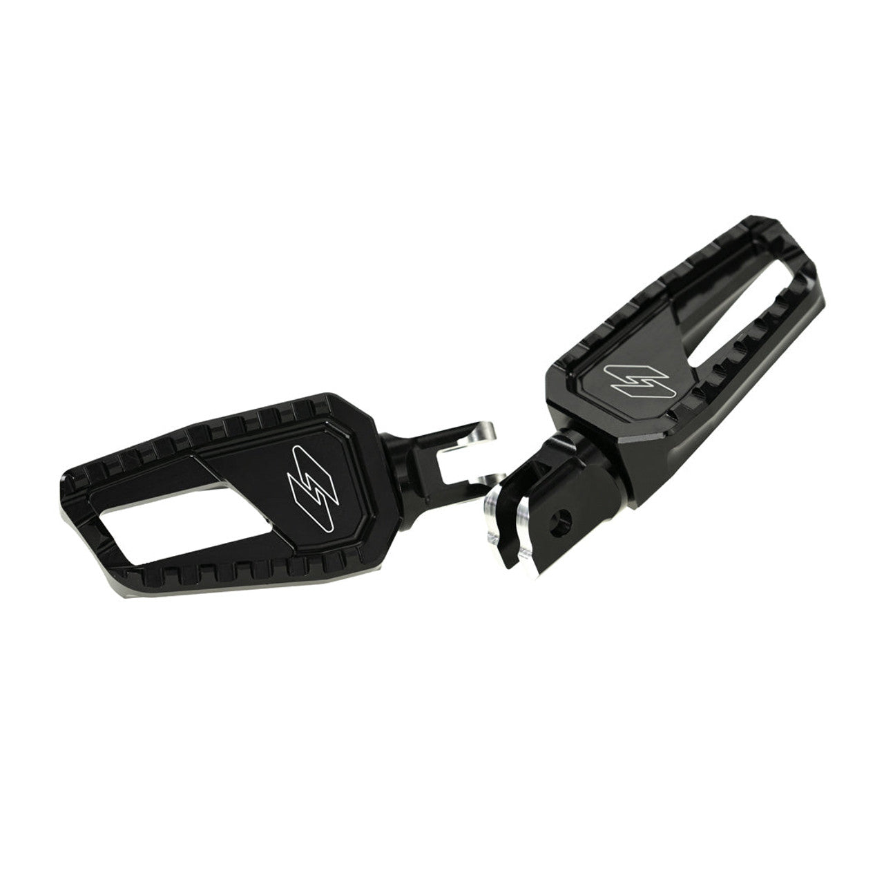 Apex Edge Foot Pegs, Machine Finish - 18+ Softail & Sportster S (Rear) Foot Pegs Kraus Motor Co.