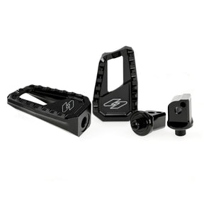 Apex Edge Foot Pegs, Machine Finish - 18+ Softail & Sportster S (Rear) Foot Pegs Kraus Motor Co.