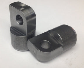 Bung King Threaded Footpeg Adapters, 3/8" x 16, Pair - 2017 & Earlier Harley-Davidson Clevis Mounts Foot Peg Mount & Hardware Bung King