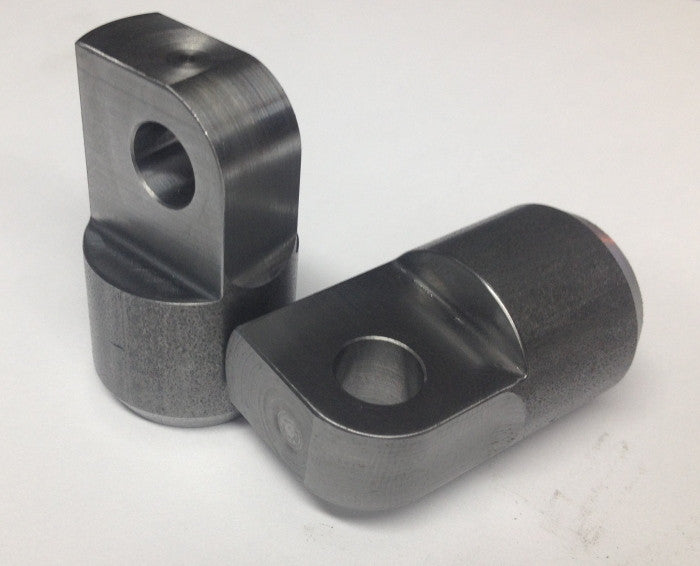 Bung King Threaded Footpeg Adapters, 3/8" x 16, Pair - 2017 & Earlier Harley-Davidson Clevis Mounts Foot Peg Mount & Hardware Bung King