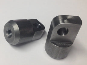 Bung King Threaded Footpeg Adapters, 3/8" x 16, Pair - 2017 & Earlier Harley-Davidson Clevis Mounts Foot Peg Mount & Hardware Bung King