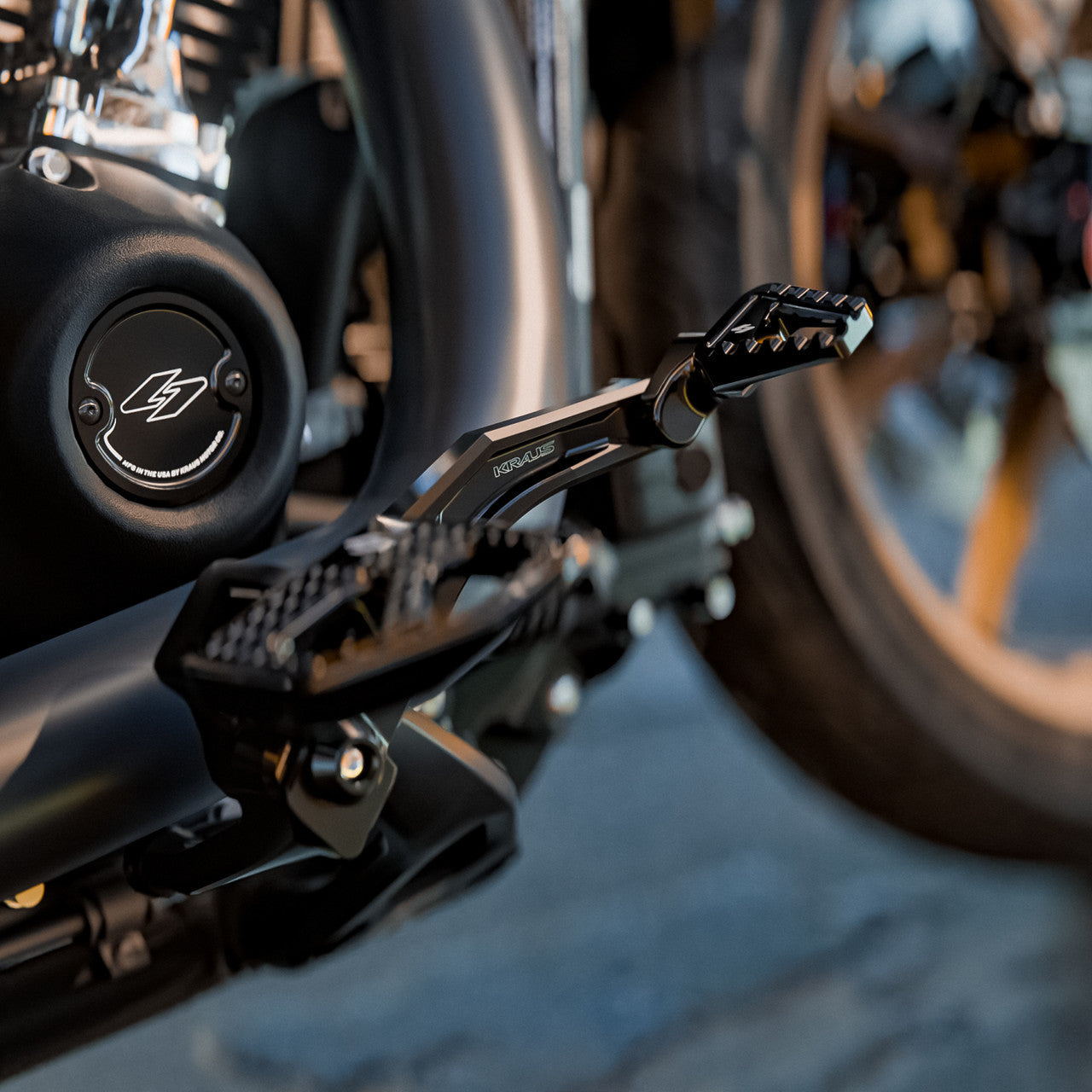 S3X Brake Lever, Black - +18 Softail Brake Pedal Kraus Motor Co.
