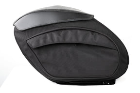 Retro Series V3 Saddlebags - Softail Saddlebags Leather Pros Ballistic Nylon