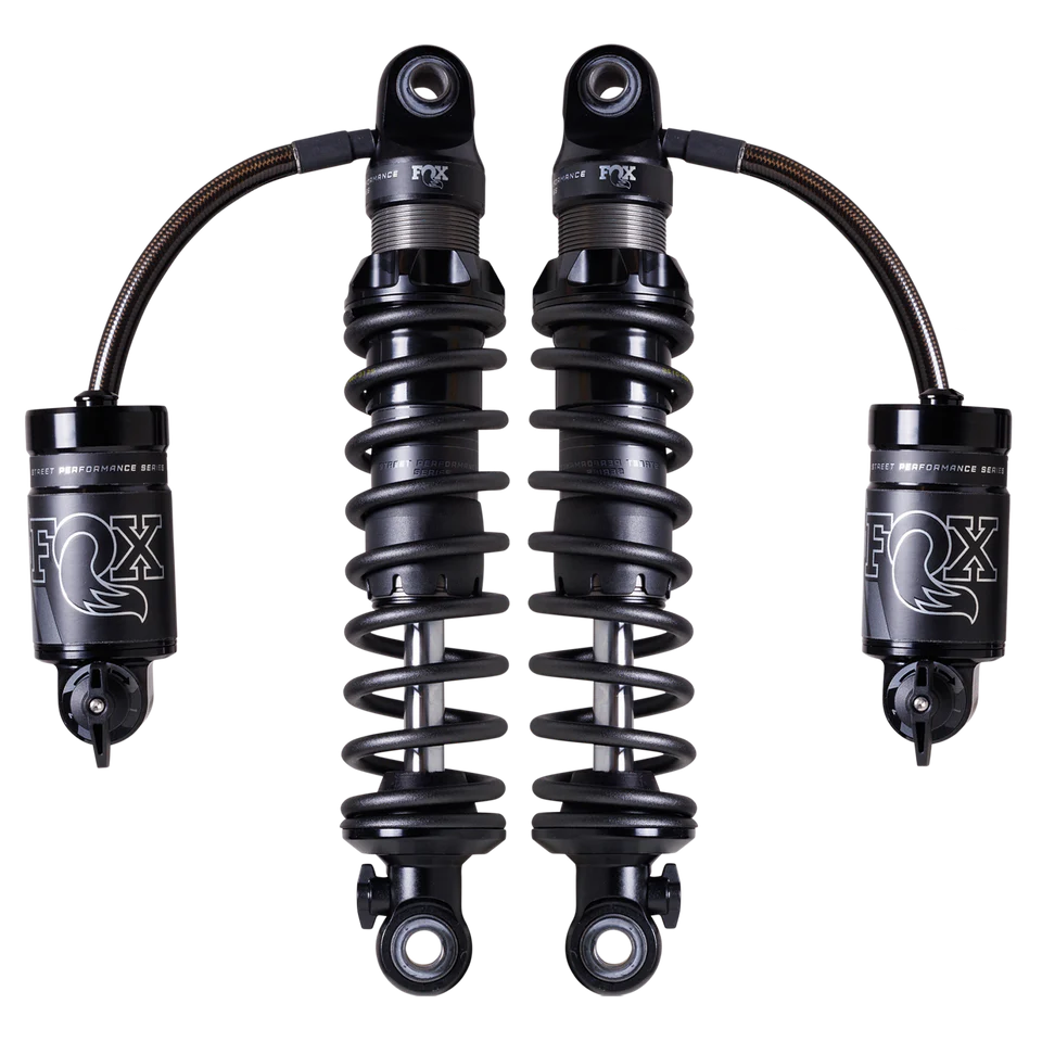14" Shocks QS3-QSR Remonte Reservoir Standard Duty, Black - 14+ Touring Rear Shocks Fox Factory