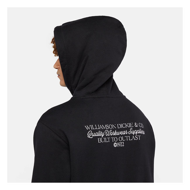 Globe Hoodie, Black Hoodie Dickies