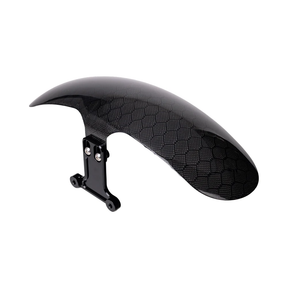 OG Bagger Shorty Carbon Fiber Fender Kit - 24+ Touring Front Fenders Original Garage Moto 2024 to present Hexagonal Black