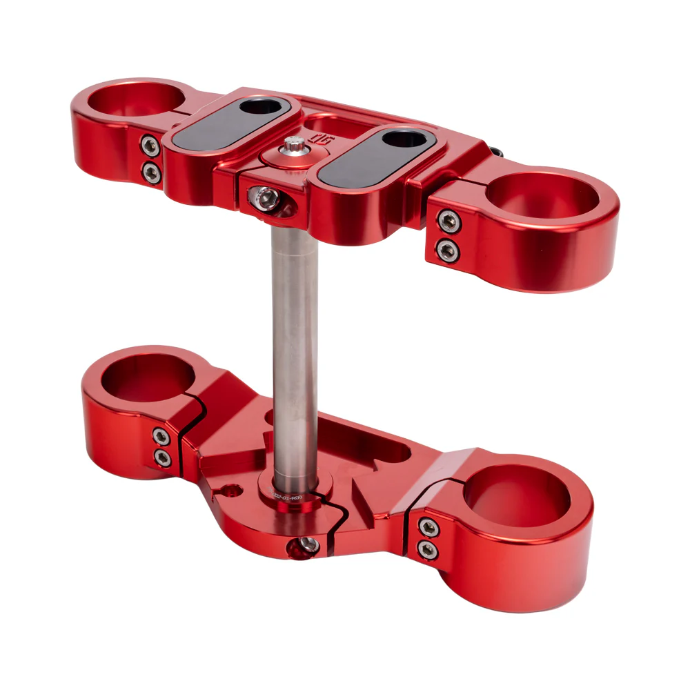 Og 2020 Up Softail Lowrider S & St Triple Trees Kit Original Garage Moto Red