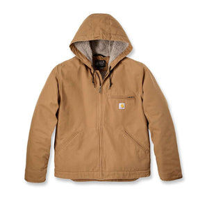 Washed Duck Lined Jacket, Brown Jacket Carhartt