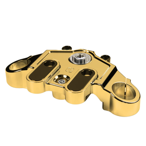 Og 2023 Up Touring Cvo Drop 1" Top Triple Tree Original Garage Moto Gold Plating